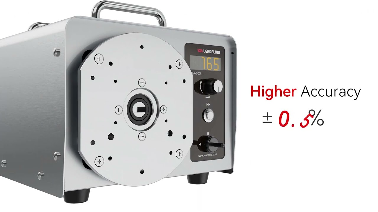 WG600S pump 0.5% accuracy flow 0.001-13L/min.