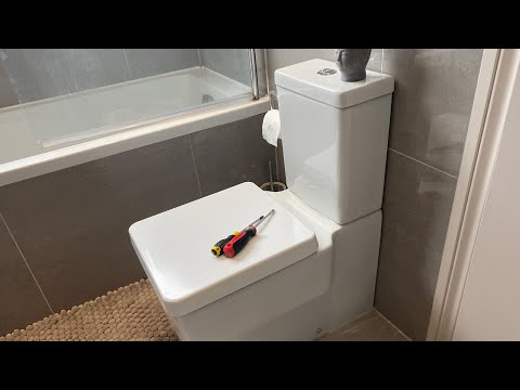 How to fix a loose toilet seat, soft close hidden bolts toilet seat fixing #loosetoiletseat #toilet