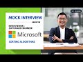 Mock Interview by Ex-Microsoft Software Engineer | Sorting Algorithms
