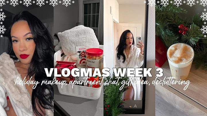 VLOG: Holiday Makeup, Apartment Chat, Gift Exchang...