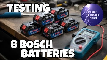 Testing 8 Faulty Bosch Batteries With Surprising Numbers!