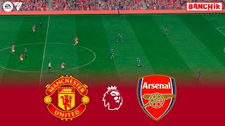 Manchester United vs Arsenal - Premier League 23/24 | Full Match All Goals | EA FC 24 Gameplay