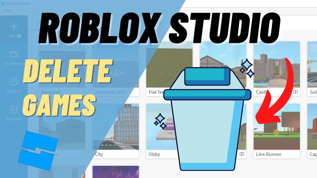 Roblox Studio How To Delete A Game In 2021 Youtube - how to delete a game you made in roblox