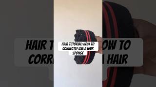 How to correctly use a hair sponge. #hairtutorial #menshair #menscurlyhair #haircut #mensstyletips