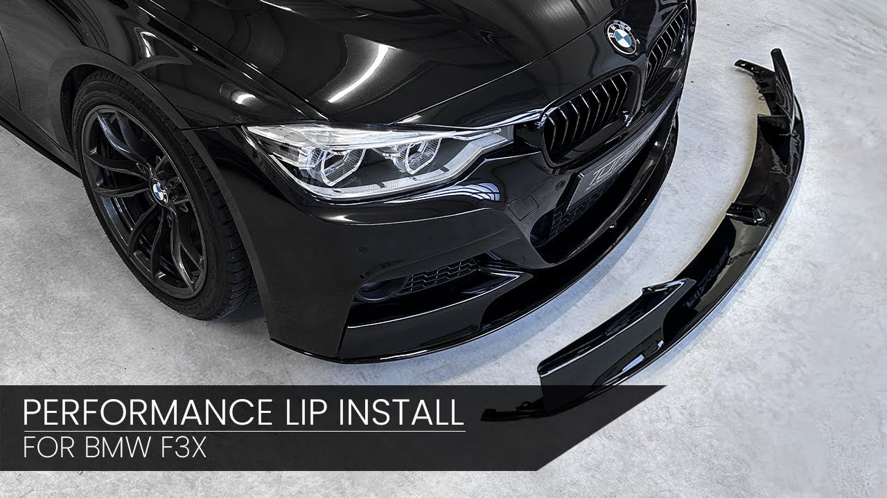 Performance front bumper Lip Splitter for BMW F30 F31 // TUNING-LT