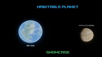 Showing you a HABITABLE PLANET and its MOON in Space Engine!