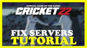 Cricket 22 – How to Fix Can