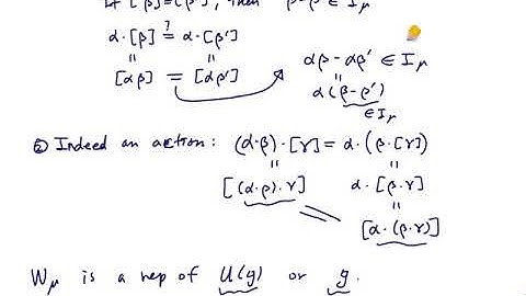 [Lie Groups and Lie Algebras] Lecture 21. Construction of Verma modules