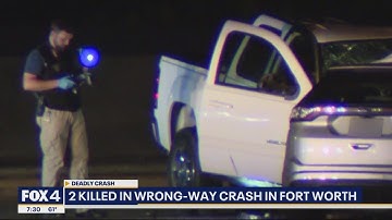2 killed in wrong-way crash on I-20 in Fort Worth