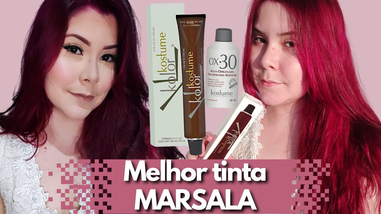 Tinta KOSTUME Color 8.26 Melhor MARSALA - 2 Meses de desbotamento e COMPARAÇÃO com a Beauty Color