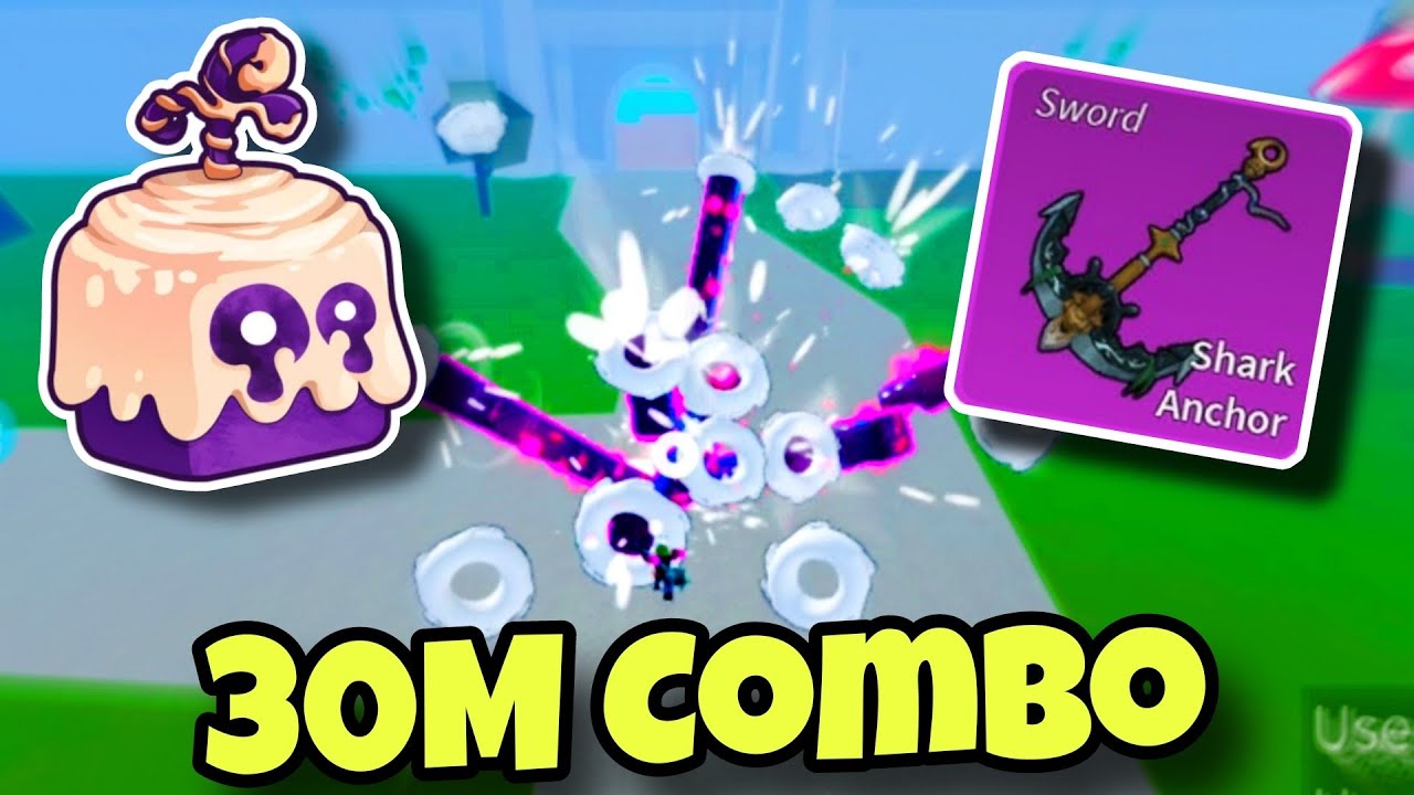 🔥 Dough Fruit + Shark Anchor One Shot Combo | Blox Fruits Roblox