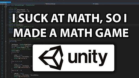Simple Math Game In Unity Tutorial