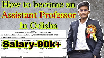 How to become an Assistant Professor in Odisha ||  For School,12th, UG and PG Students🧑‍🎓NET/JRF