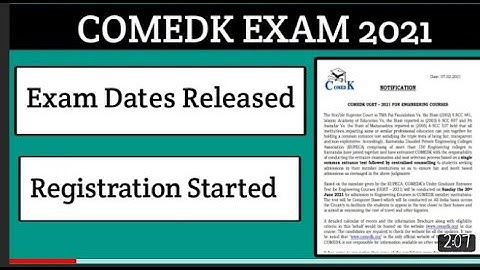 COMEDK UGET 2021 Application  Started    How to Fill COMEDK UGET  Uni GAUGE 2021 Application Form360
