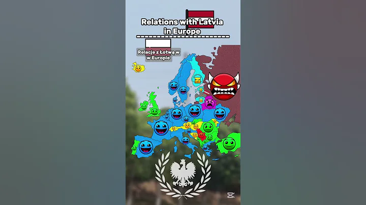 Relations with Latvia #history #geography #countryballs #europe #map #edit #sub