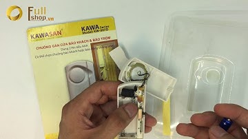 Chuông cảm ứng gắn cửa báo khách, báo trộm mở cửa Kawa 007D