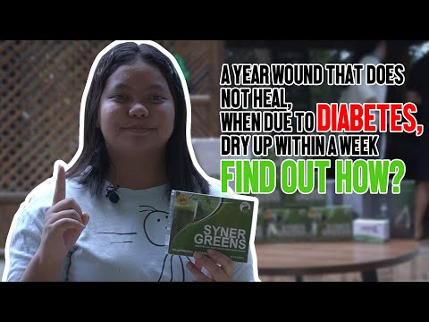 A YEAR WOUND THAT DOES NOT HEAL, WHEN DUE TO DIABETES, DRY UP WITHIN A WEEK FIND OUT HOW?