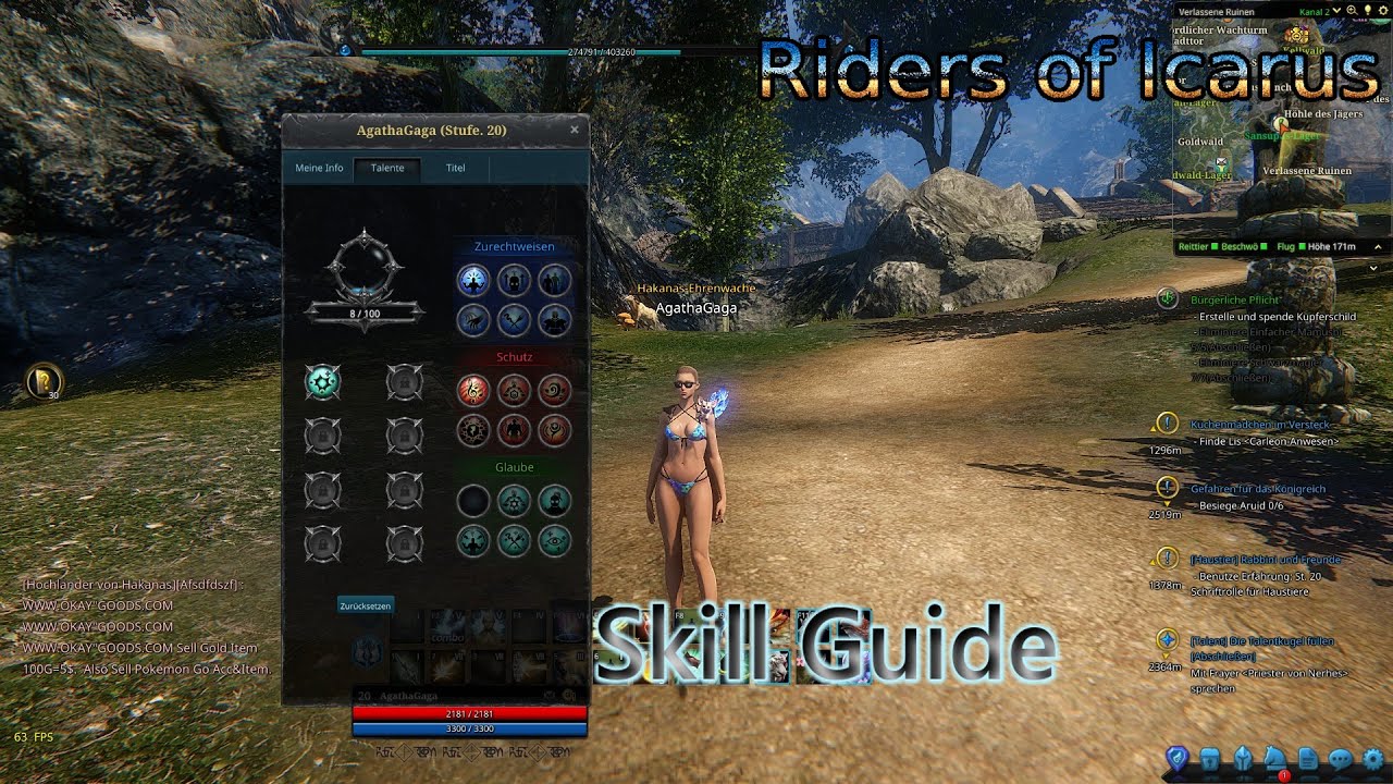 Riders of Icarus | Talent System - Guide | Die Talentkraft aufladen | Info  Video | German - YouTube