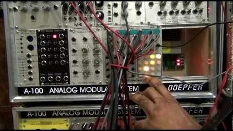 Matrix VCA - 4 MS - Demo 3 - CV modulation of VCAs