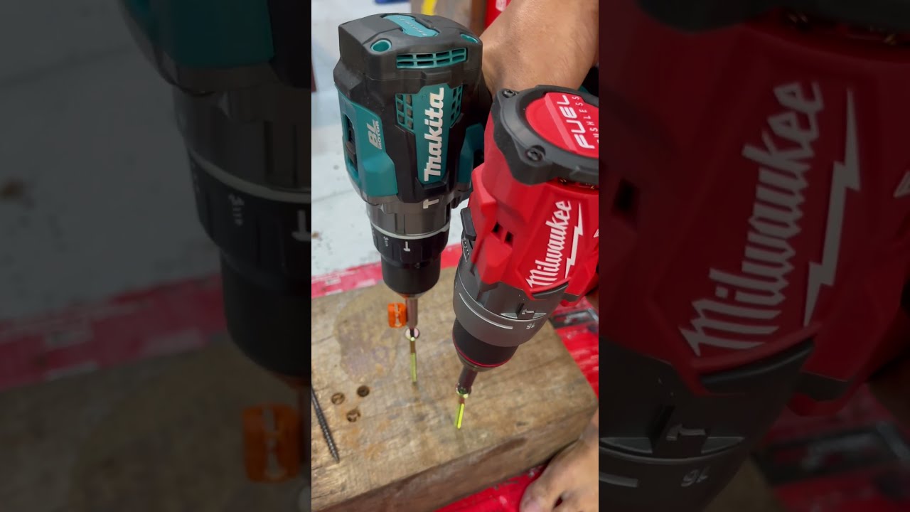 Milwaukee 2904 Vs Makita 40v Shortsvideo Diy Tool Powertools Hilti