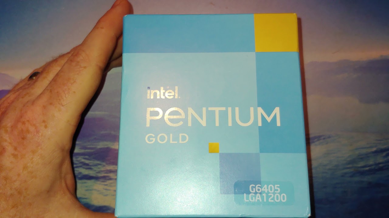 Unboxing Intel Pentium Gold G6405 CPU LGA 1200