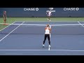 Raducanu v Putintseva, 2022 US Open practice, 4K