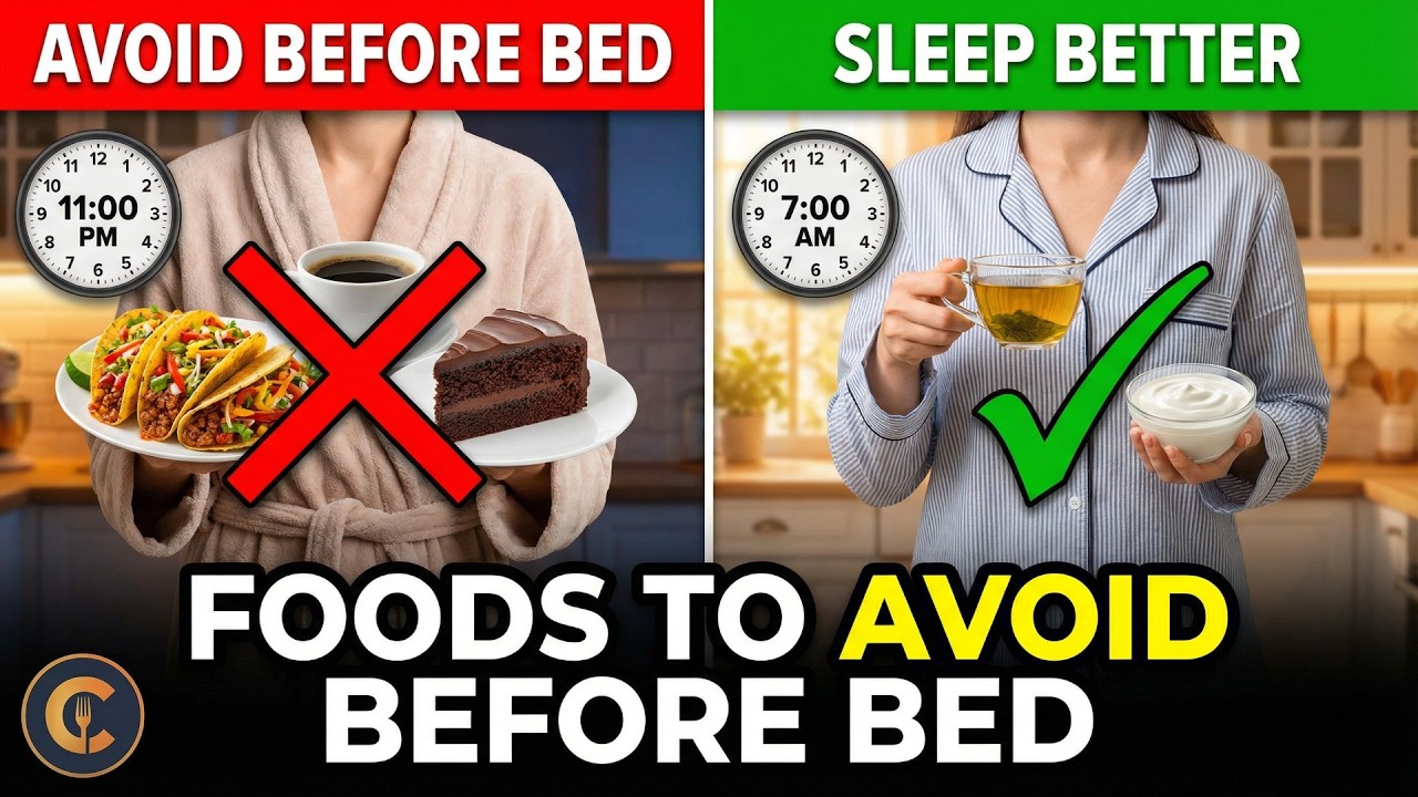 Best and Worst Bedtime Snacks | Food Review | Sleep Tips | IEWICOOK