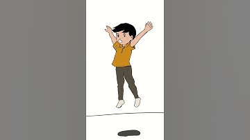 Jumping Animation Practice. #shorts #animation #2danimation