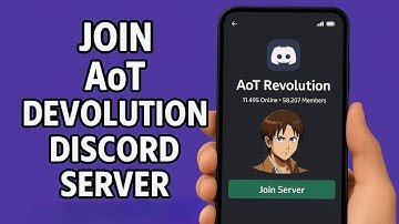 How To Join AoT Revolution Discord Server on Mobile