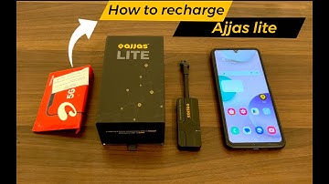 How to Recharge  Ajjas Lite? #recharge