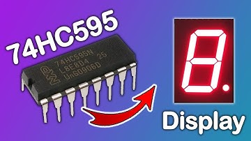 FUNCIONAMIENTO 74HC595 PARA CONTROLAR DISPLAY de 7 SEGMENTOS  , EXPLICACIÓN 100% PRÁCTICO #Utsource