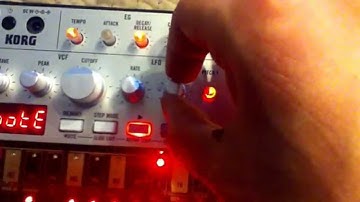Pitchbent Lfo volca bass acid