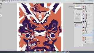 Vault49: Recycling vector elements (Computer Arts Collection: Illustration Vol 1)