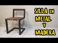 ❇️ Silla moderna en Metal y Madera
