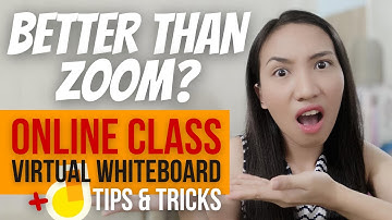 BEST FREE Zoom Virtual Whiteboard Alternative for Online Classes | Jamboard Tutorial + TIPS & TRICKS