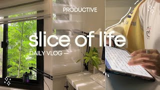simple days in my life as a working student 🌱 | daily vlog