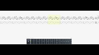 Moussorgski, Modeste   Une Larme BASS GUITAR TAB