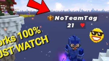 How to get no team Tag in Blockman Go Bedwars #blockmango