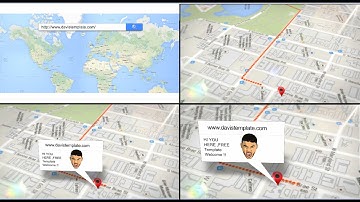 Free After Effect Template Download - 3d Map Generator #02