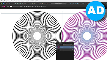 Affinity Designer 2 : Contour Shapes / Rings QUICK TIP