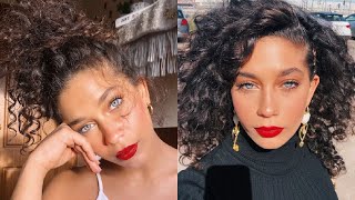 7 LAZY HAIRSTYLES FOR CURLY HAIR | Back to school, work | Jayme Jo