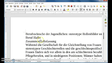 Wie kann ich bei LibreOffice schreiben?