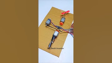 DIY DC Generator ° DC Motor #dcmotor #tech #shorts