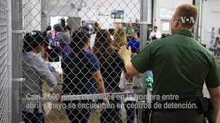 Revelan de ninos detenidos en la frontera