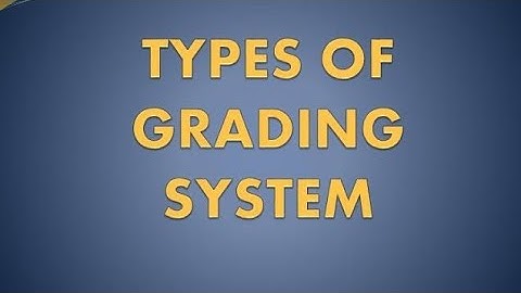 Types of Grading - Direct, Indirect , Absolute and Relative Grading