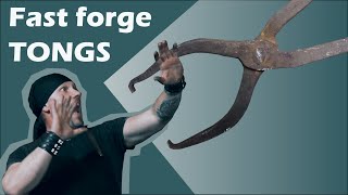 04 - How to forge tongs in 39min - #how #to #fast #forge #tongs #blacksmithing #forging #blacksmith