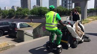 TSM - Itala 135 BT electric sweeper in Paris