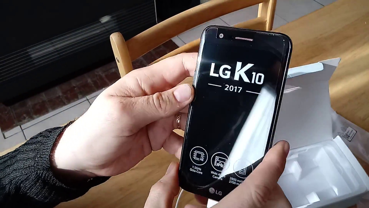 (Déballage unboxing )du LG k10 2017 FR