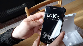 (Déballage unboxing )du LG k10 2017 FR