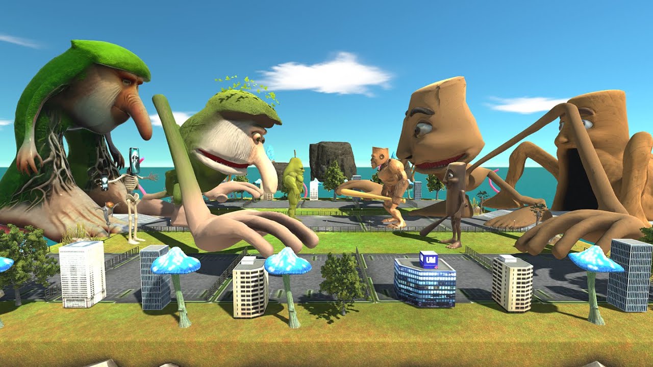 Мемы Brainrot Animal: Команда Тунг Тунг Тунг Сахур против команды Брр Брр Патапим в ARBS